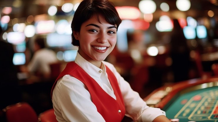 Roulette round on muara 7777 showing betting, spin, and result